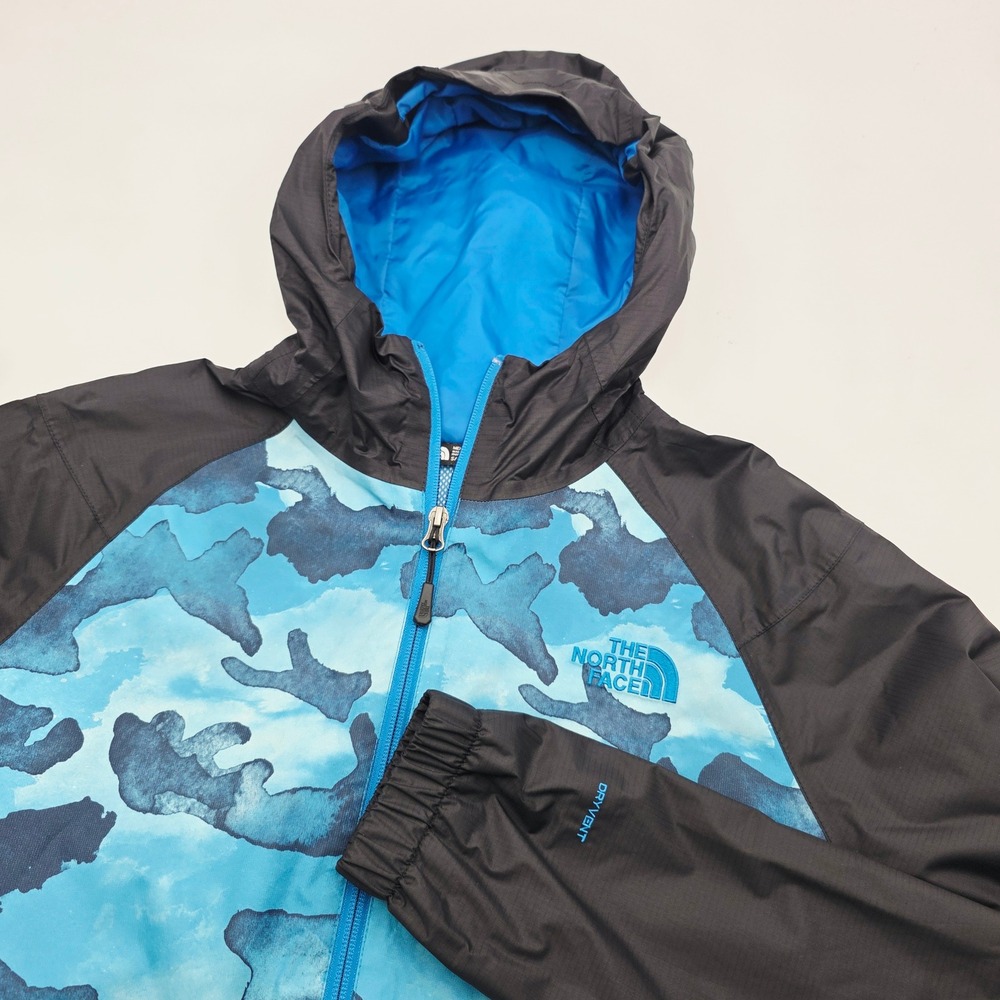 The North Face DryVent Men S Camo Hooded Ripstop Shell Jacket Mountain Parker